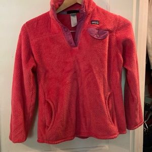 Pink Patagonia Sherpa jacket